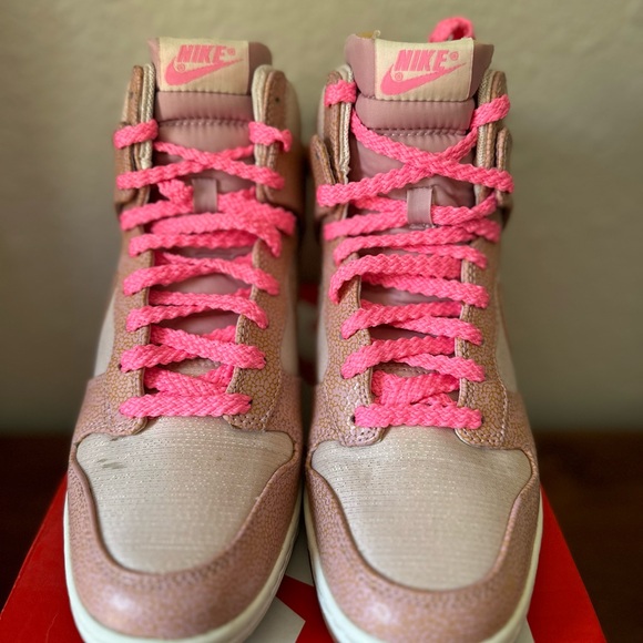 Nike Dunk High Pink Uptown Sneakers - Picture 3 of 10